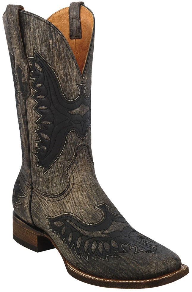 Corral Brown Shaded Eagle Cowboy Boots Square Toe Country Outfitter