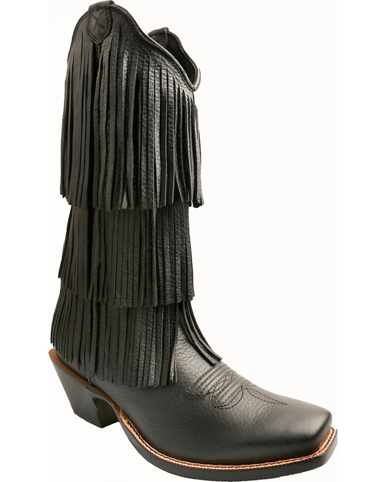 twisted x fringe shoes
