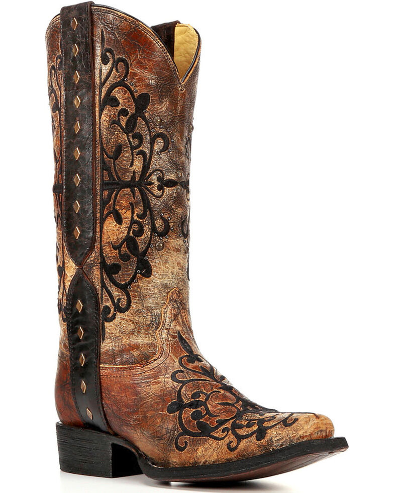 square cowgirl boots