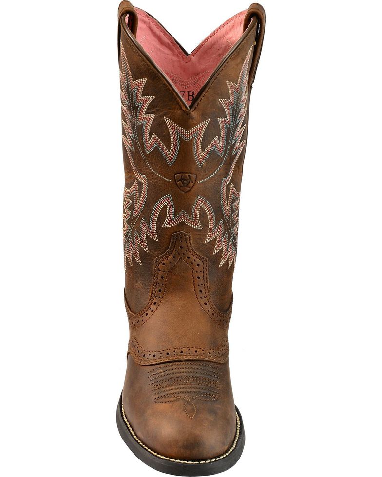 cowboy boots with saddle vamp