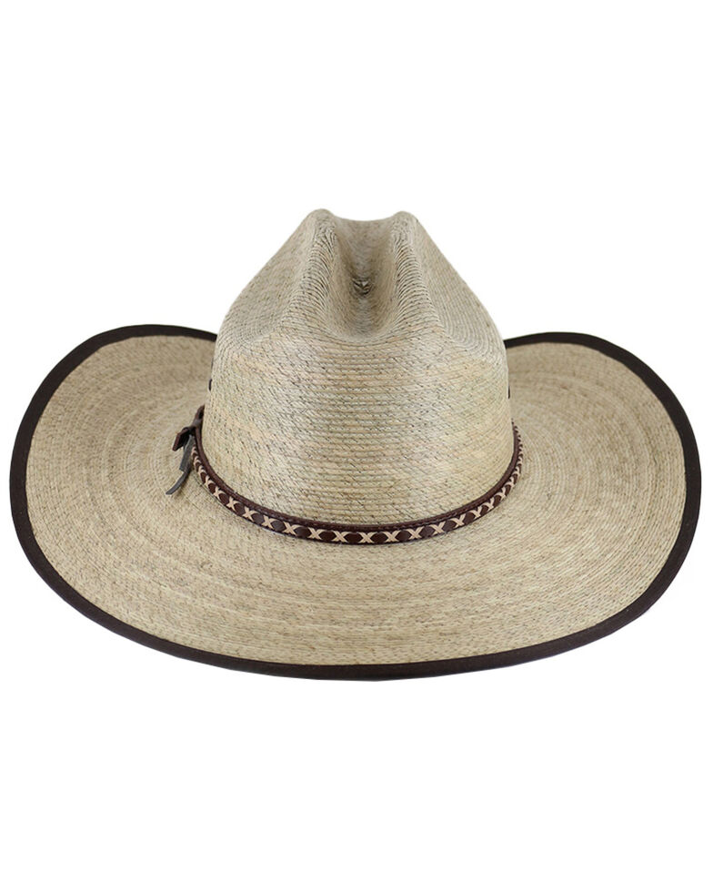 Cody James Brown Trimmed Straw Cowboy Hat Country Outfitter