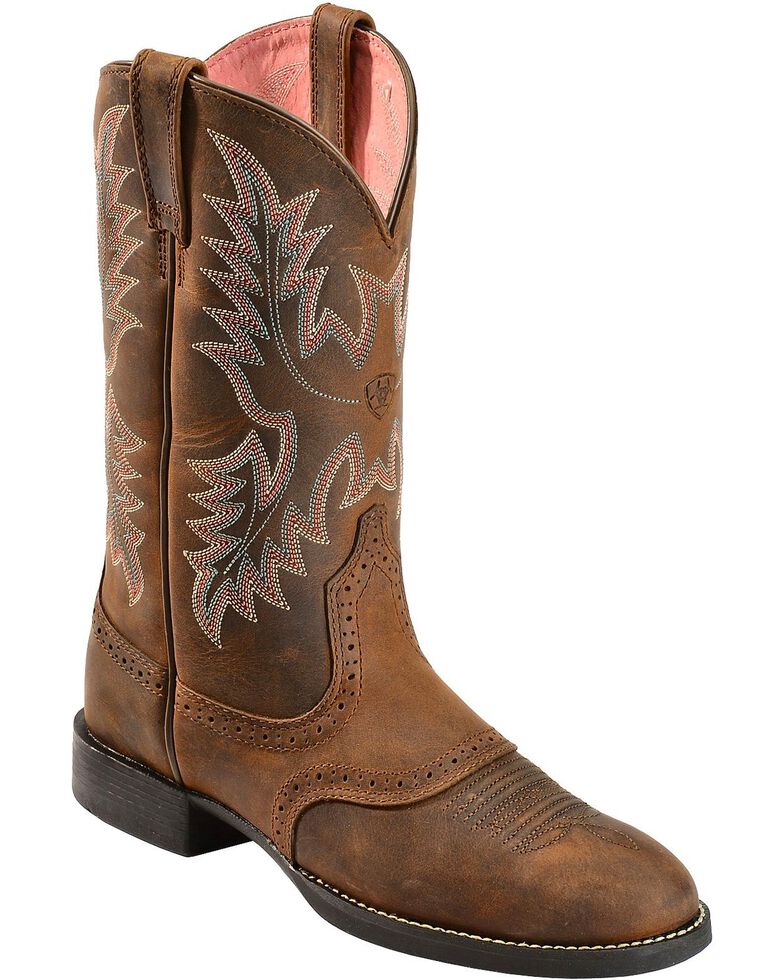 cowboy boots with saddle vamp