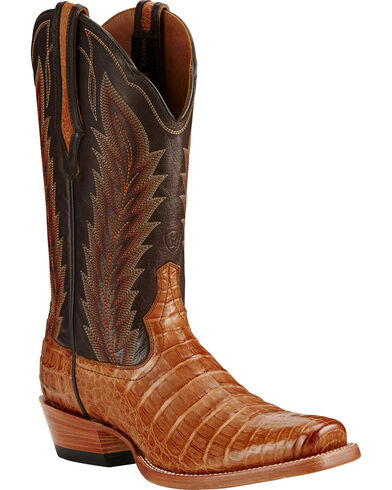 tan caiman boots