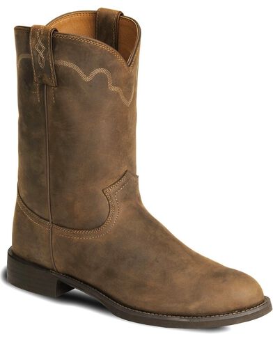 justin stampede western apache cowboy boot