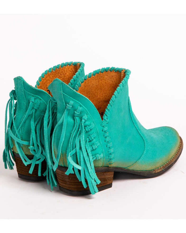 circle g turquoise booties
