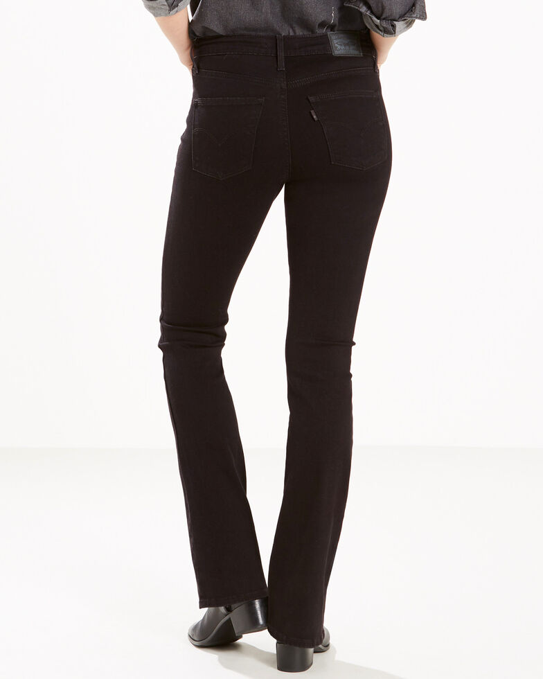 Levi's Women's Black Slimming Mid-Rise Jeans - Boot Cut - Country Outfitter