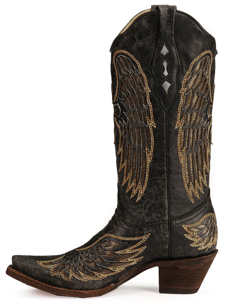 corral boots angel wings