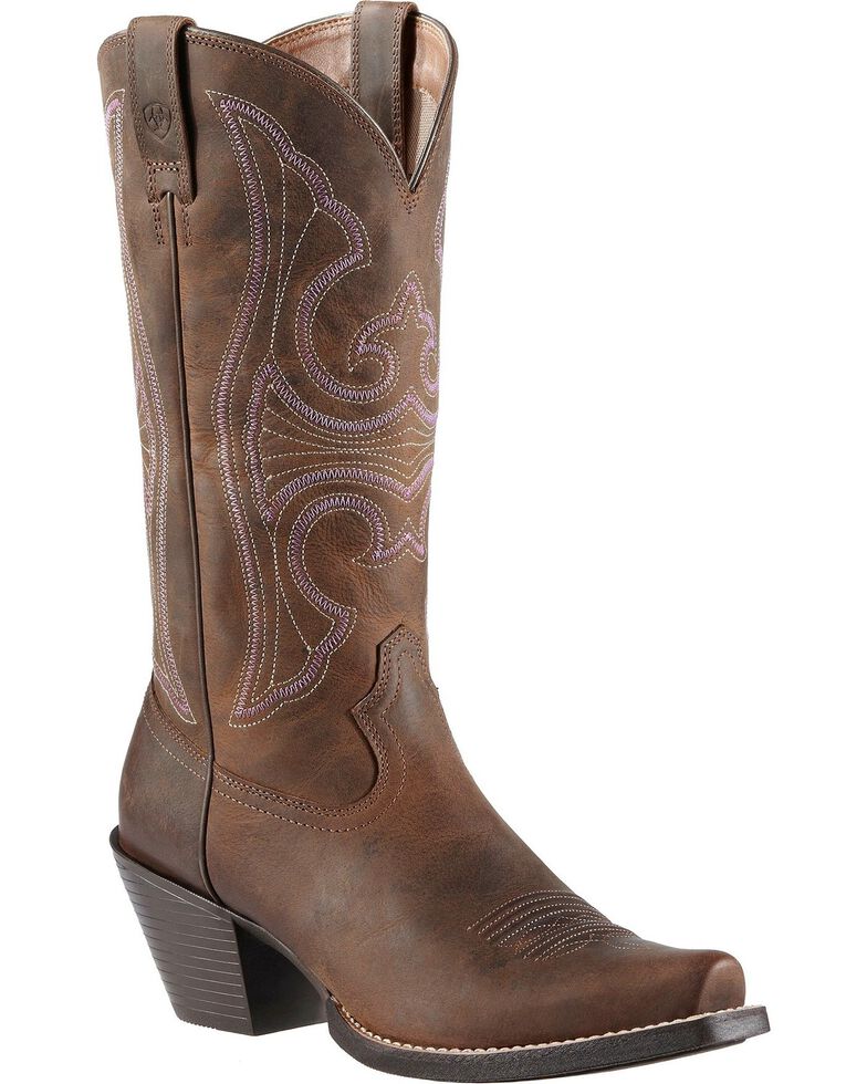 Ariat Roundup Cowgirl Boots Snip Toe Country Outfitter