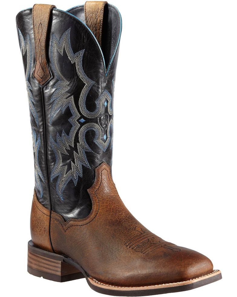 Ariat Tombstone Cowboy Boots Wide Square Toe Country Outfitter