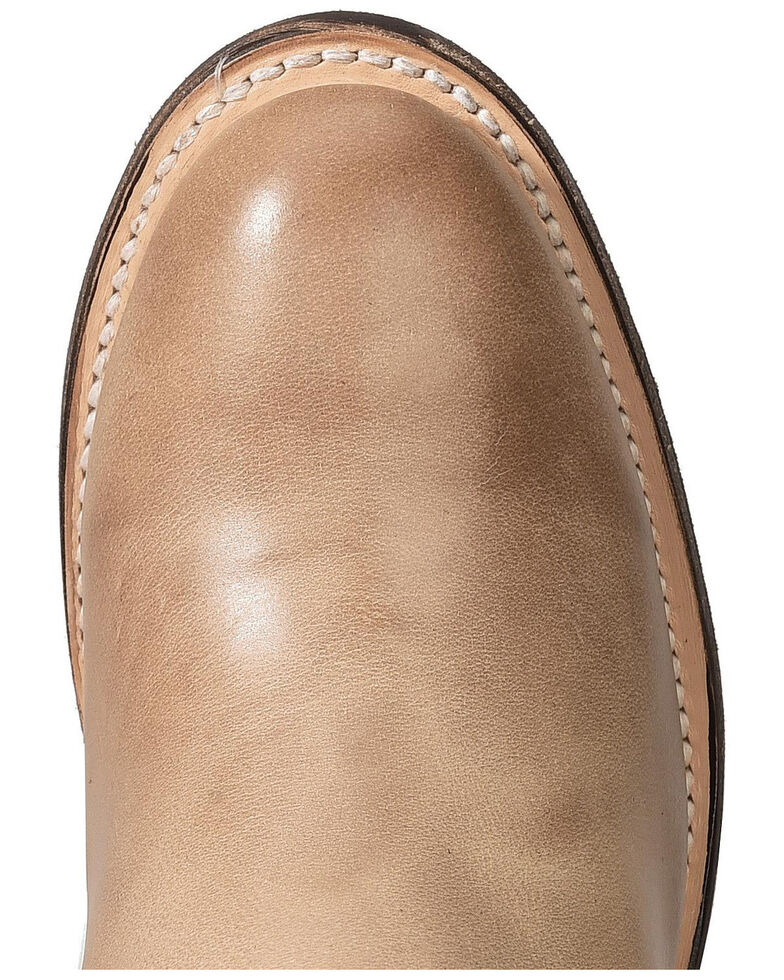 Lucchese Handmade Eggshell Vanessa Cowgirl Boots Round Toe Country