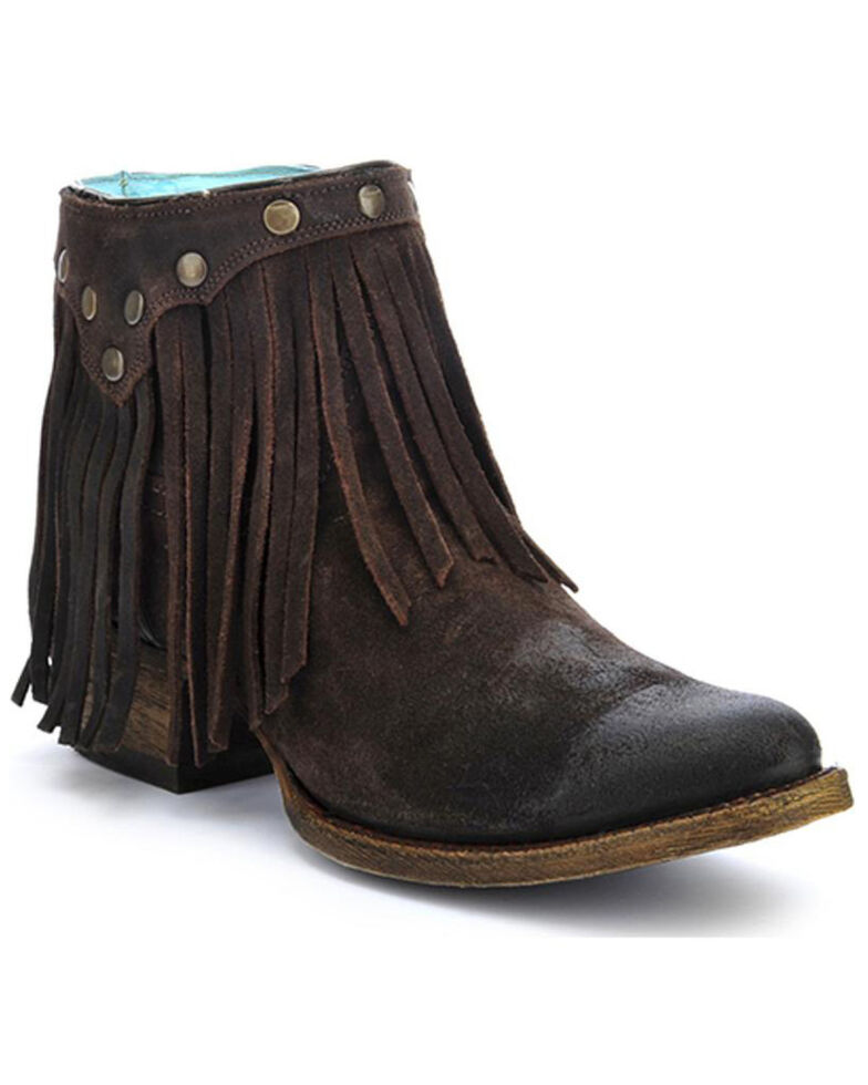 corral boots with fringe