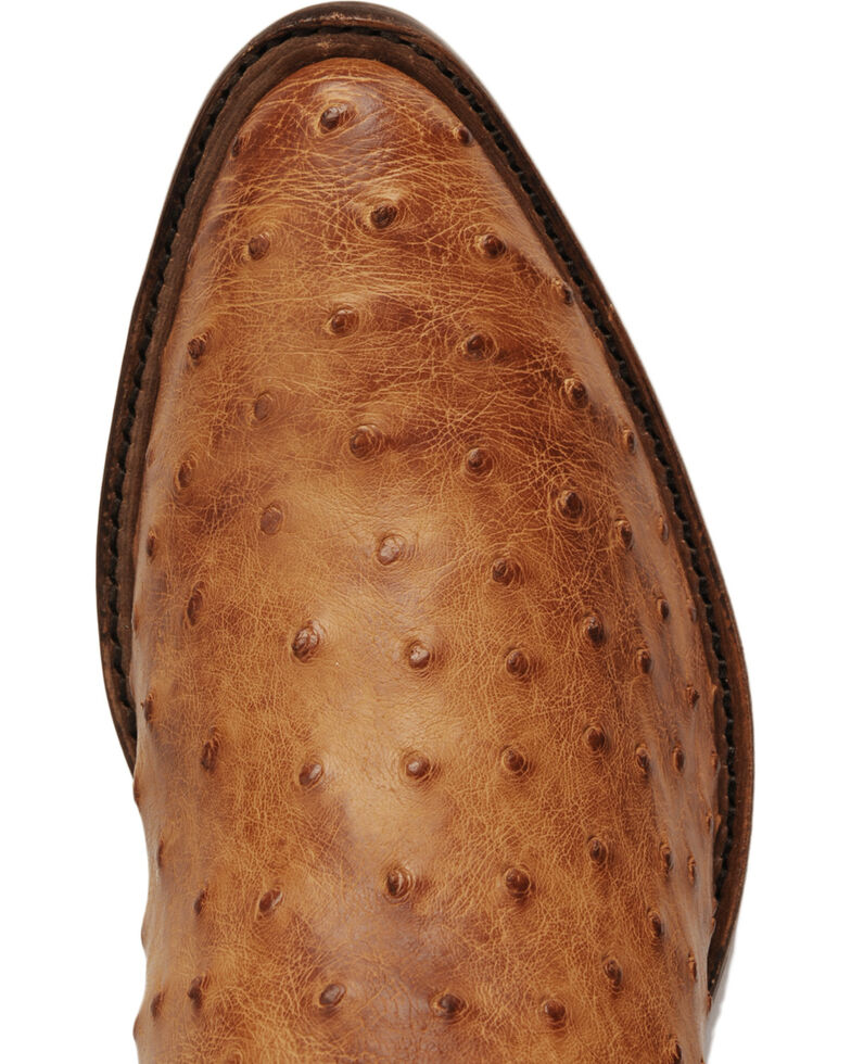 tony lama cognac ostrich boots