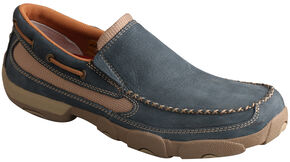 twisted x blue mocs