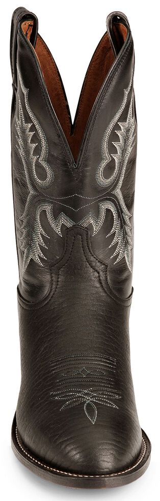 tony lama black bullhide stockman boots