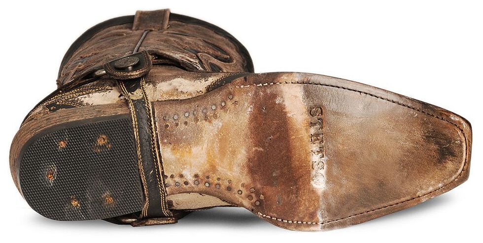 stetson brown harness cowboy boots