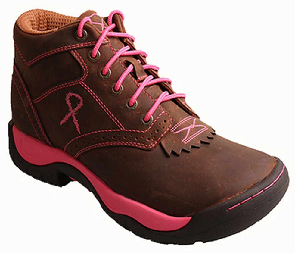 Twisted X Women's Tough Enough to Wear Pink Kiltie Hiking Boots