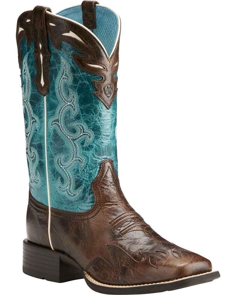 western square toe womens boots