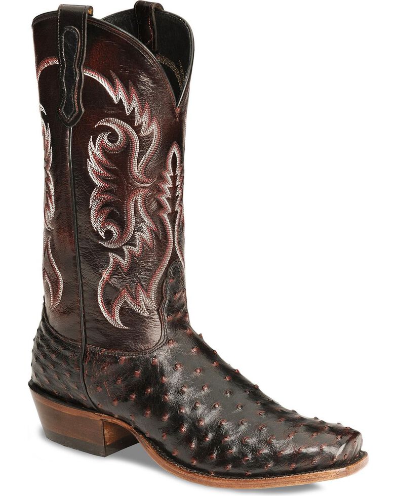 black cherry mens boots
