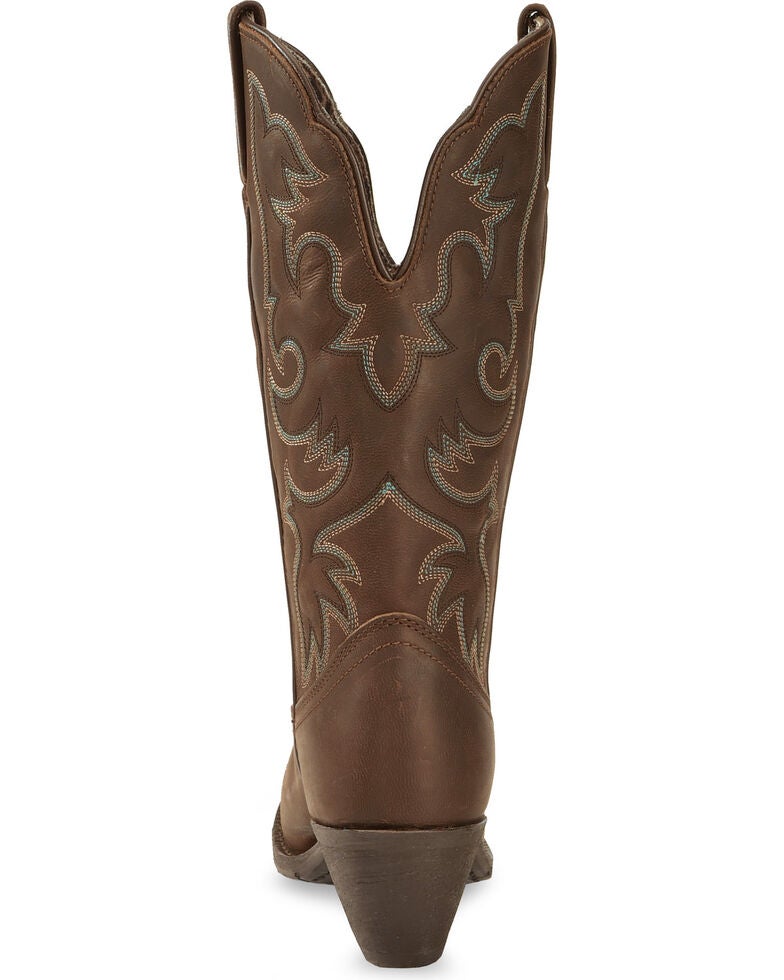 Laredo Access Cowgirl Boots Extended Calf Sizes Snip Toe Country