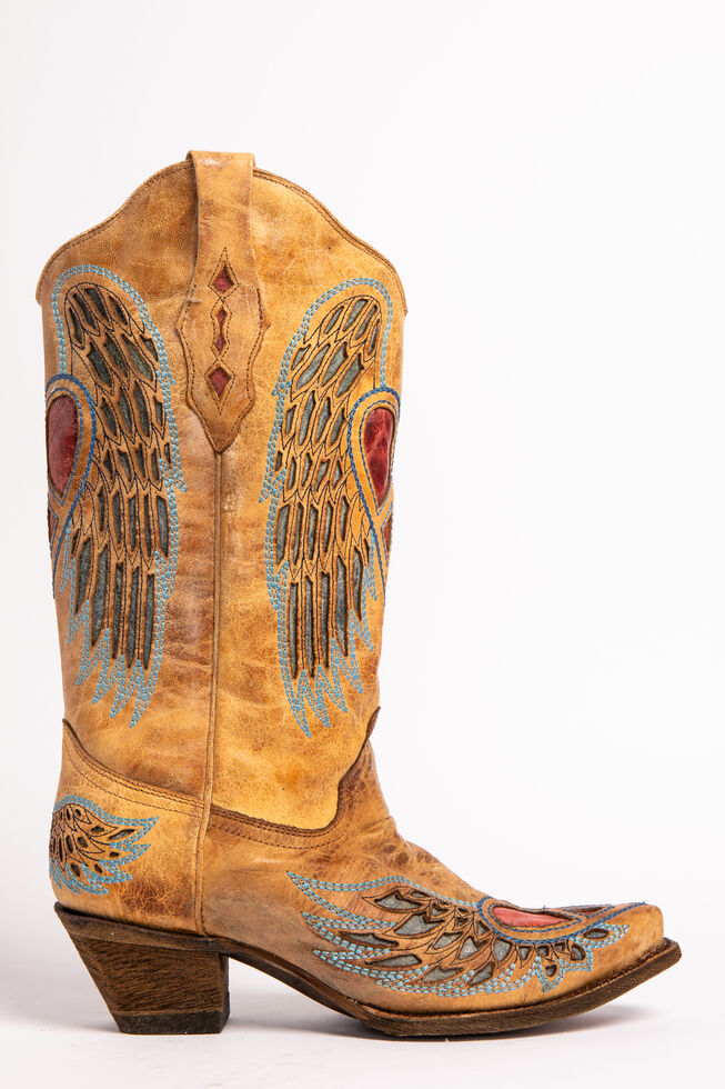 corral boots angel wings