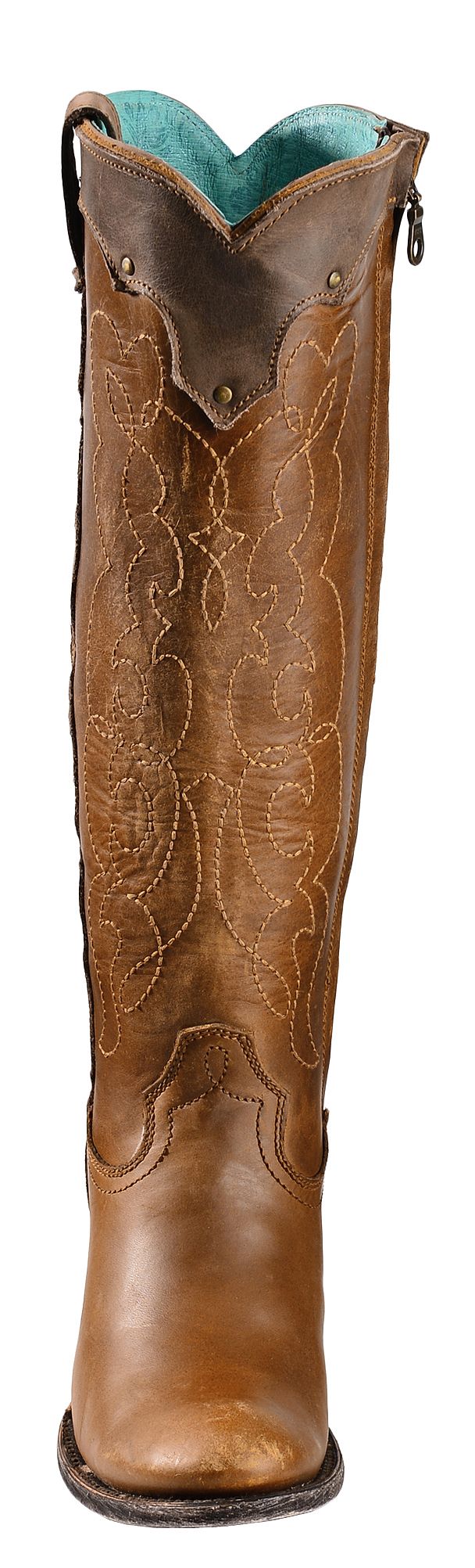 Corral Kats Natural Westport Cowgirl Boots - Round Toe - Country ...