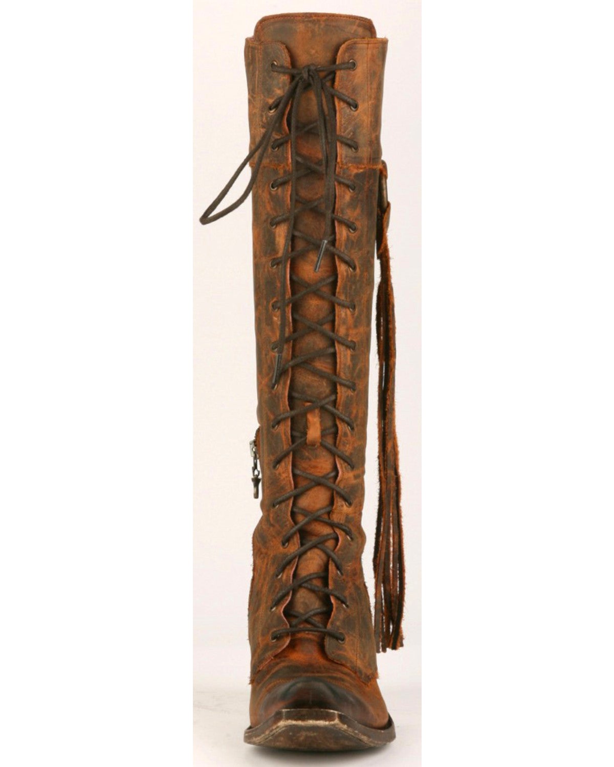 Junk Gypsy by Lane Women's Chili Brown Trailblazer LaceUp Western