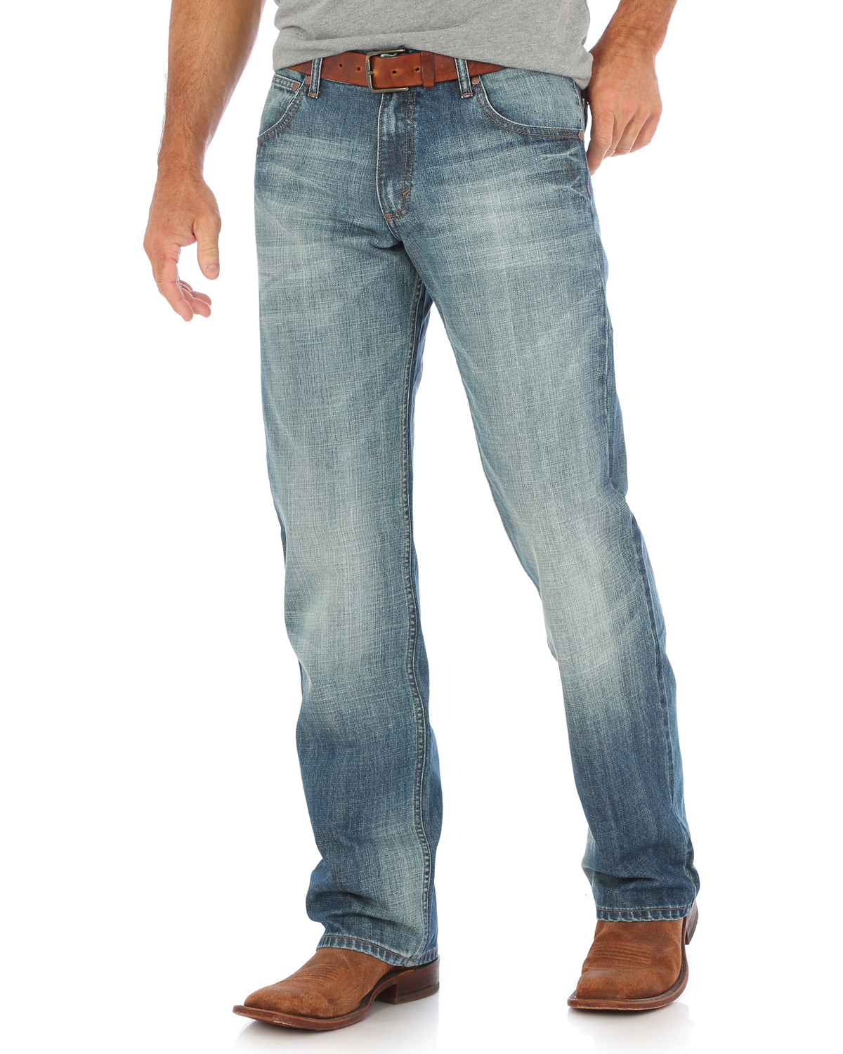 men's wrangler jeans relaxed fit