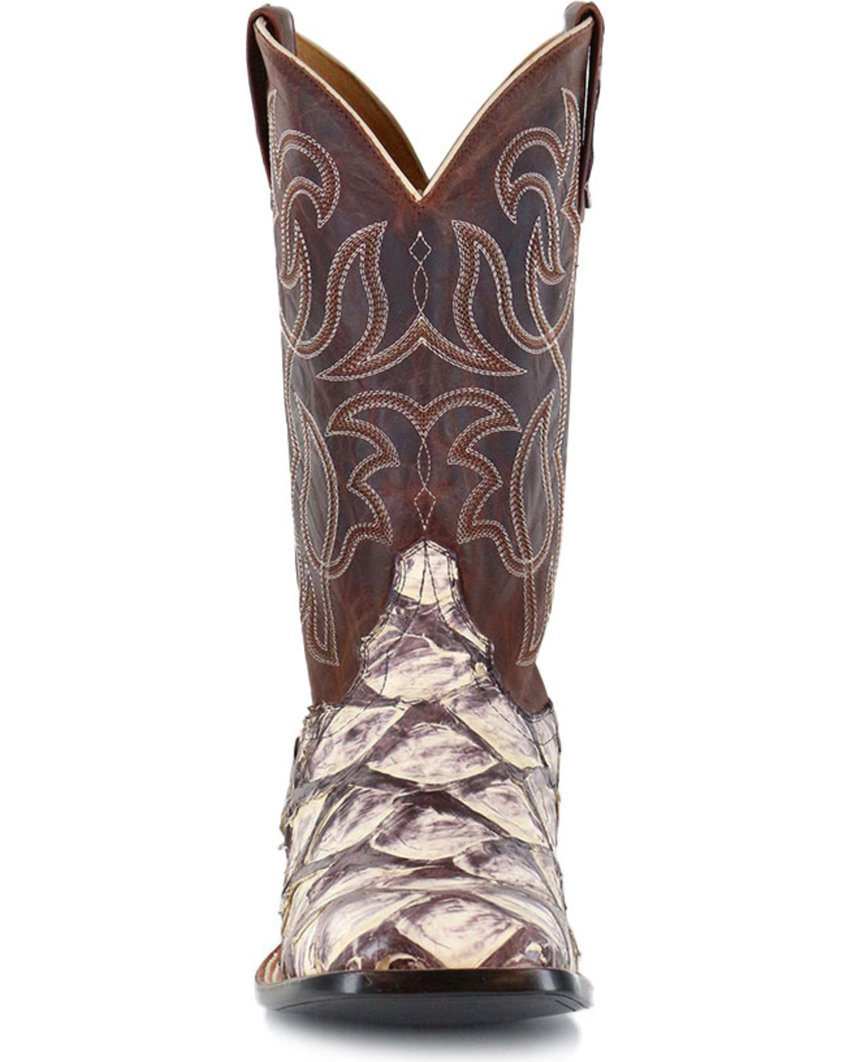 men's black pirarucu boots