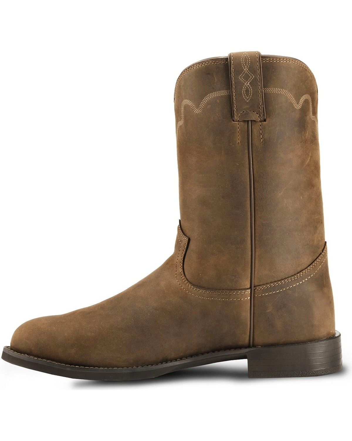 Justin Stampede Roper Cowboy Boots Round Toe Country Outfitter