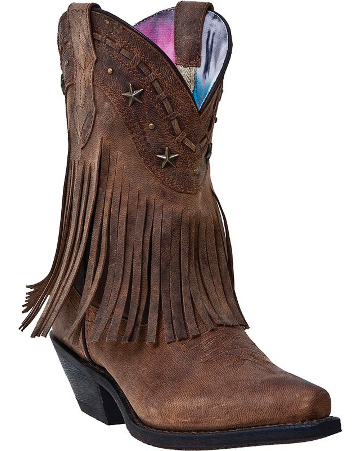 Dingo Hang Low Fringe Cowgirl Boots Snip Toe Country Outfitter