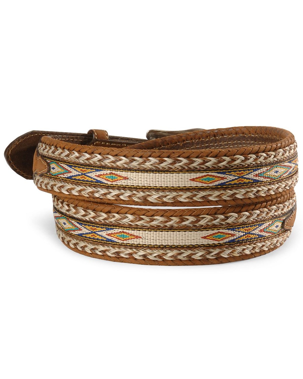 Tony Lama Horsehair Ribbon Leather Belt Country Outfitter