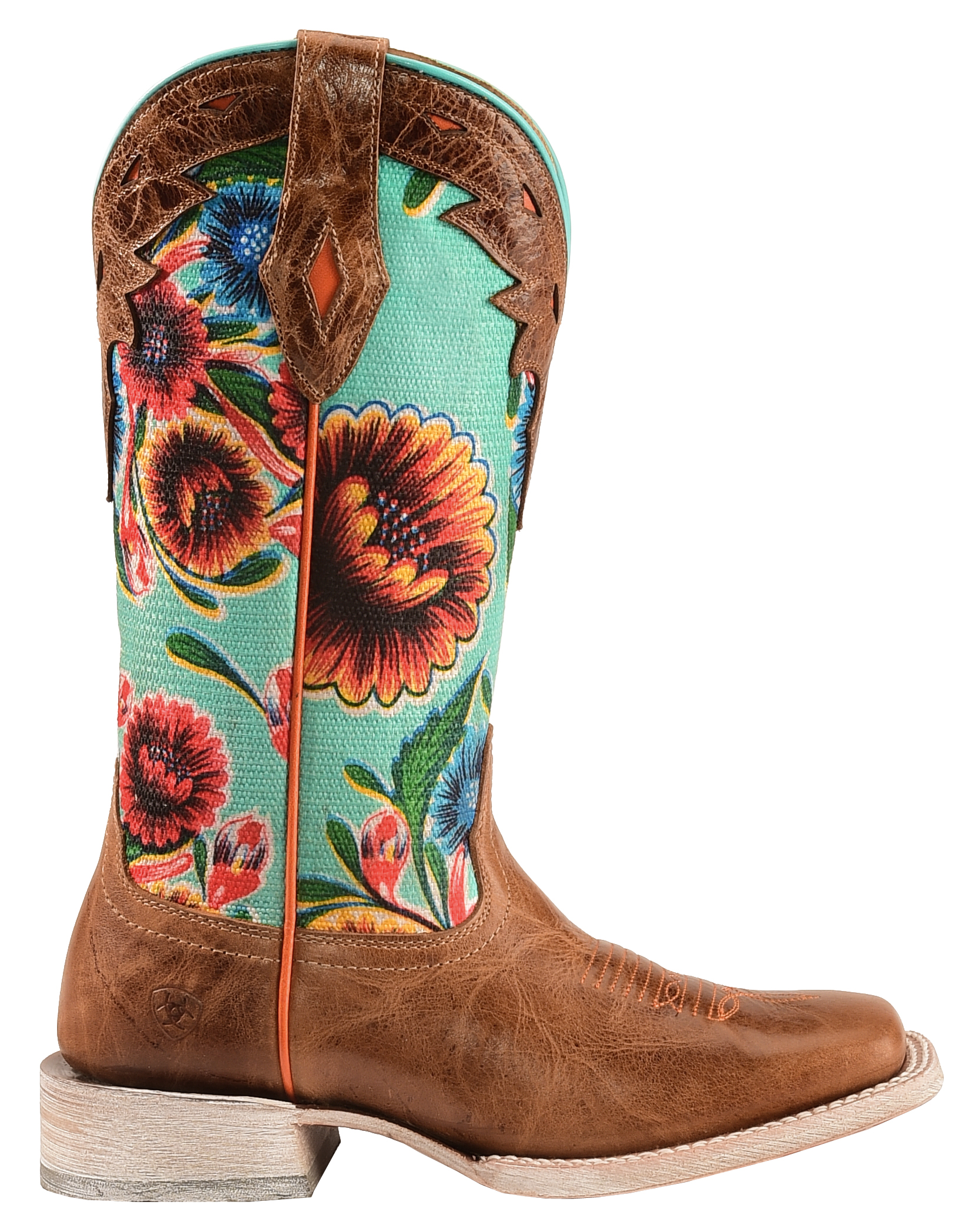 cowgirl boots floral