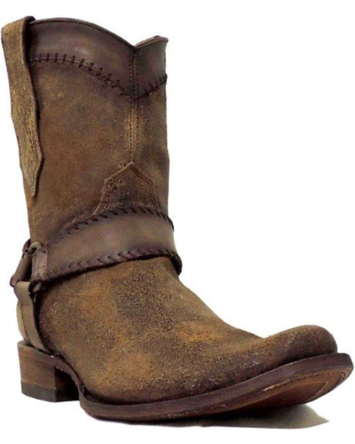 mens distressed ankle boots