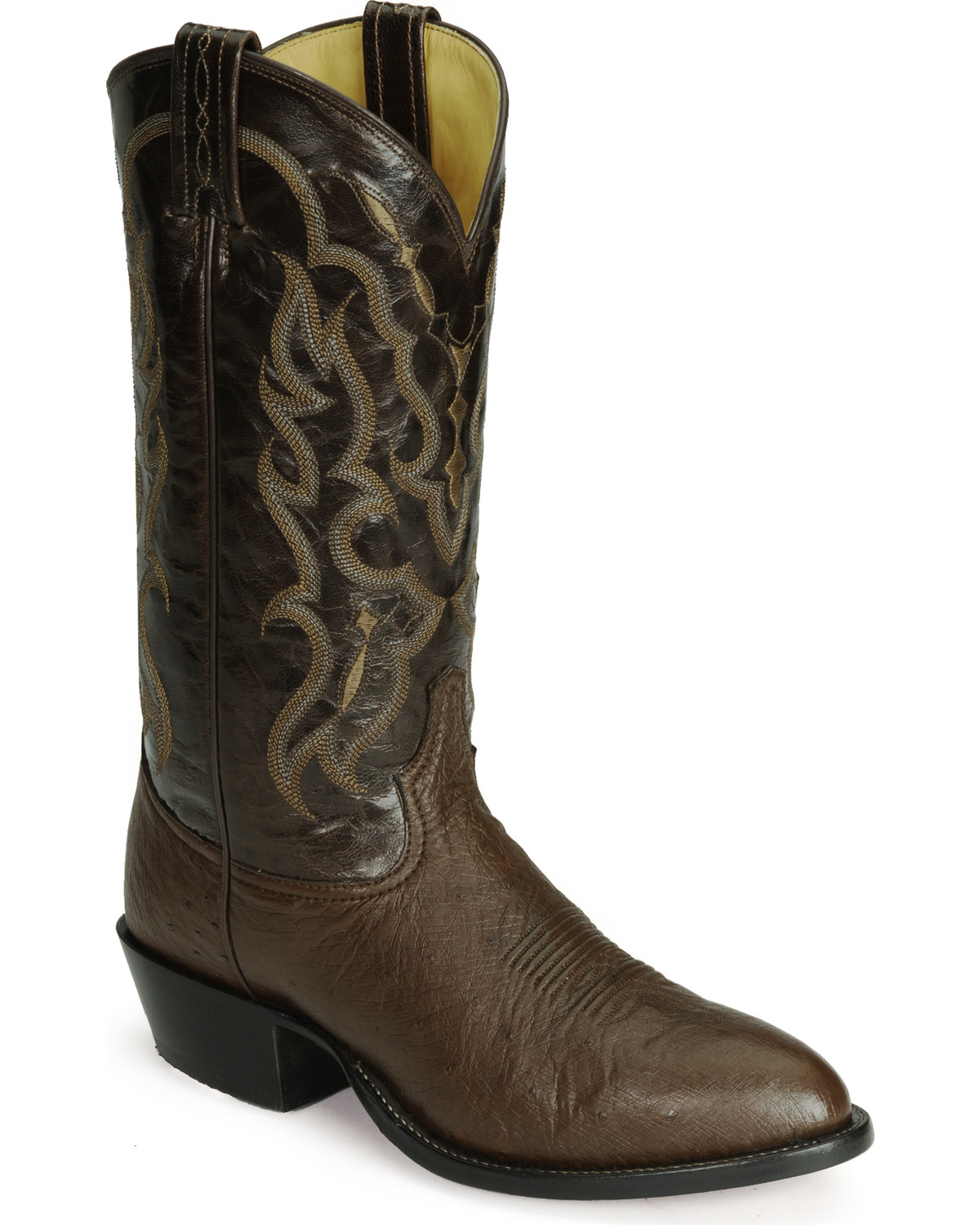 tony lama ostrich skin cowboy boots