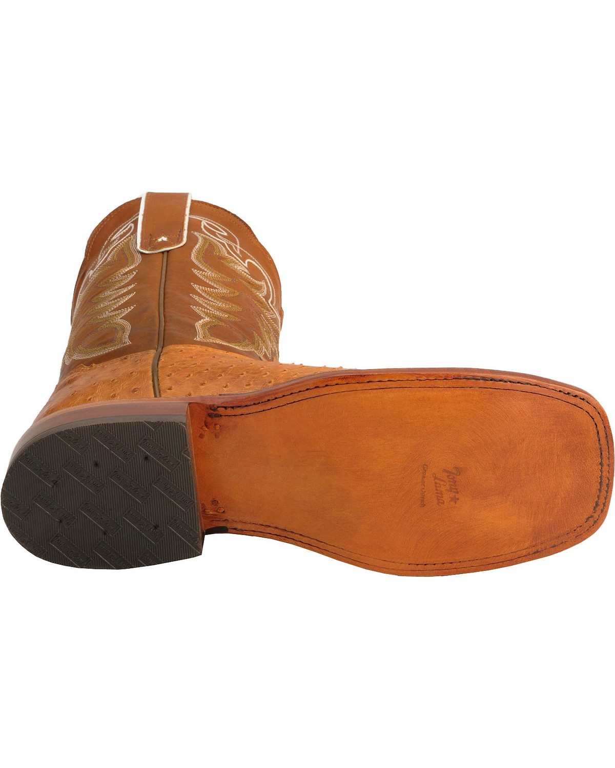 tony lama chocolate vintage smooth ostrich
