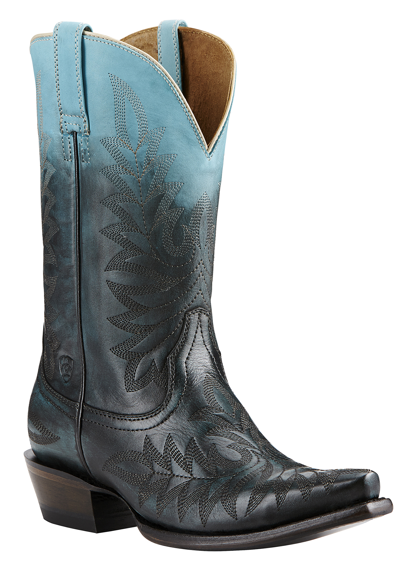 Ariat Blue Ombre Cowgirl Boots - Snip Toe - Country Outfitter