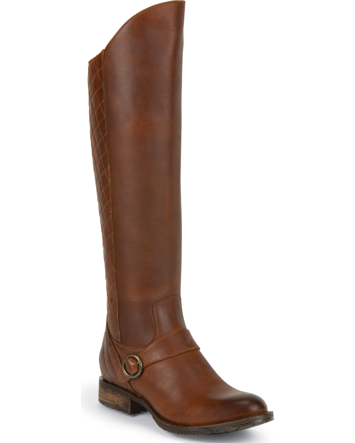 justin women's tall riding boots