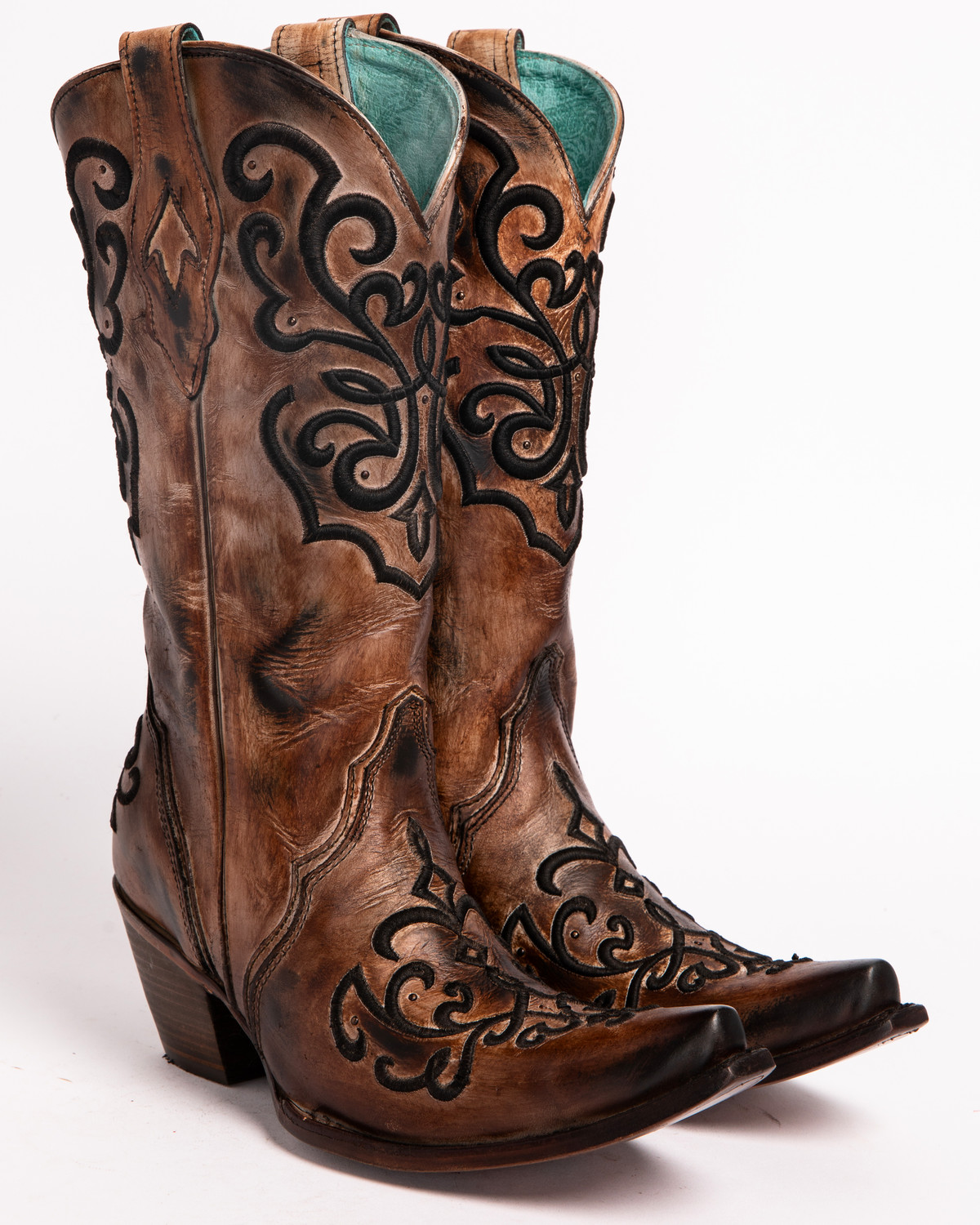 Corral Women's Cord Stitch Cowgirl Boots - Snip Toe - Country Outfitter