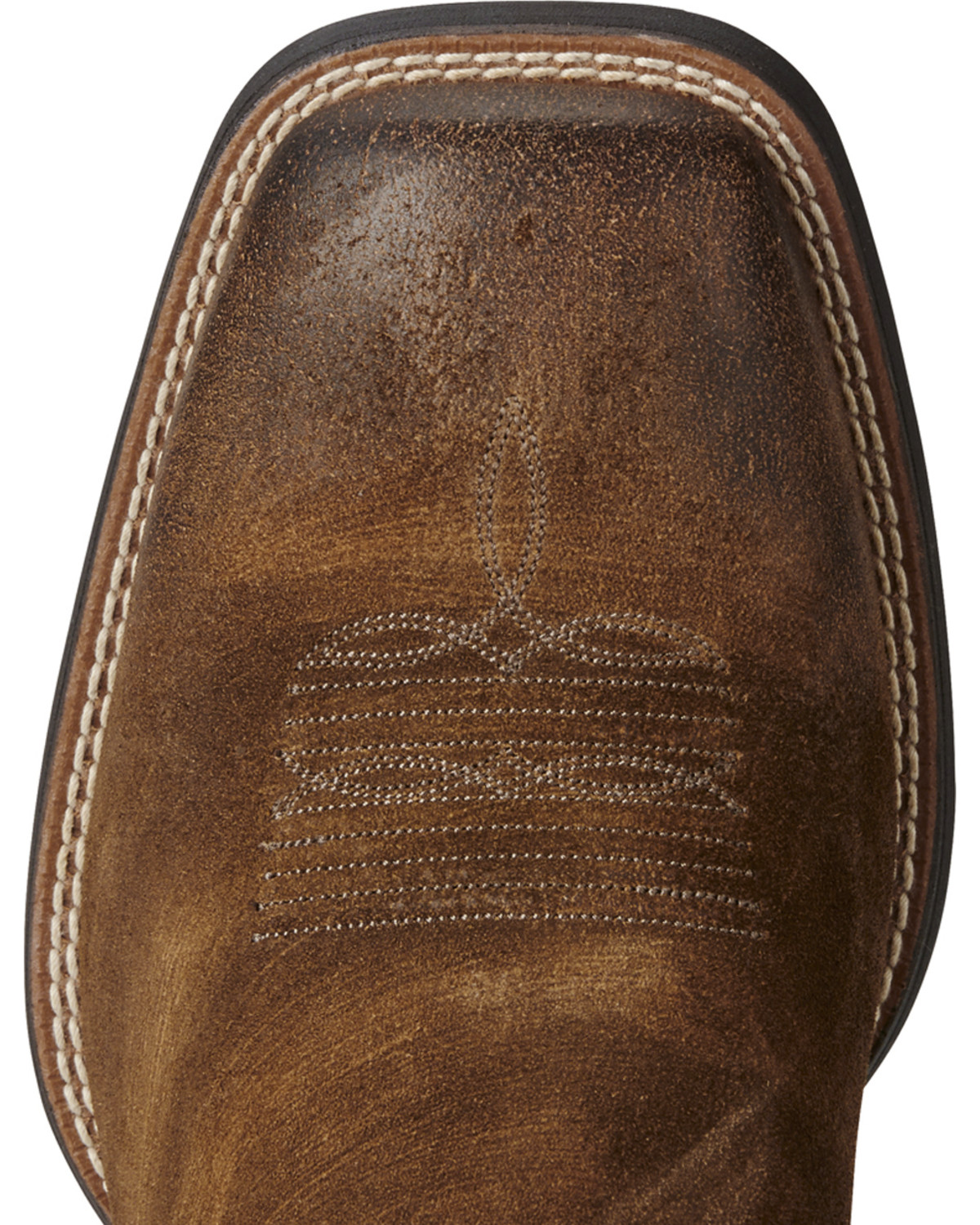 Ariat Men's Brown Camo American Flag Boots - Wide Square Toe - Country