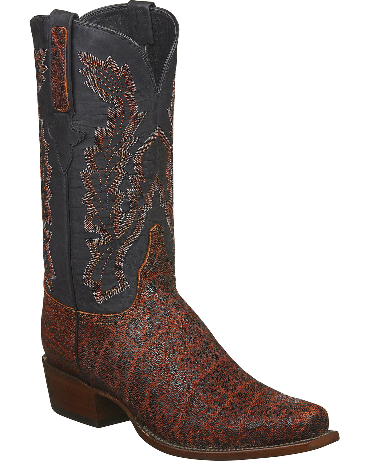 elephant skin western boots