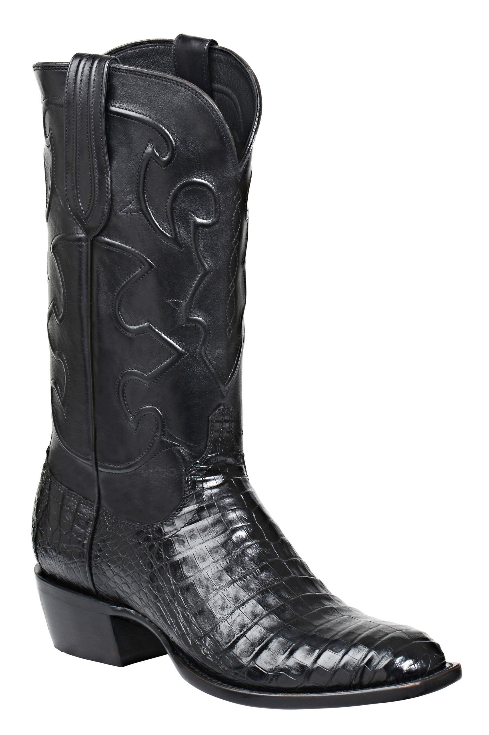 Lucchese Handmade 1883 Men's Charles Crocodile Belly Cowboy Boots - French Toe - Country Outfitter