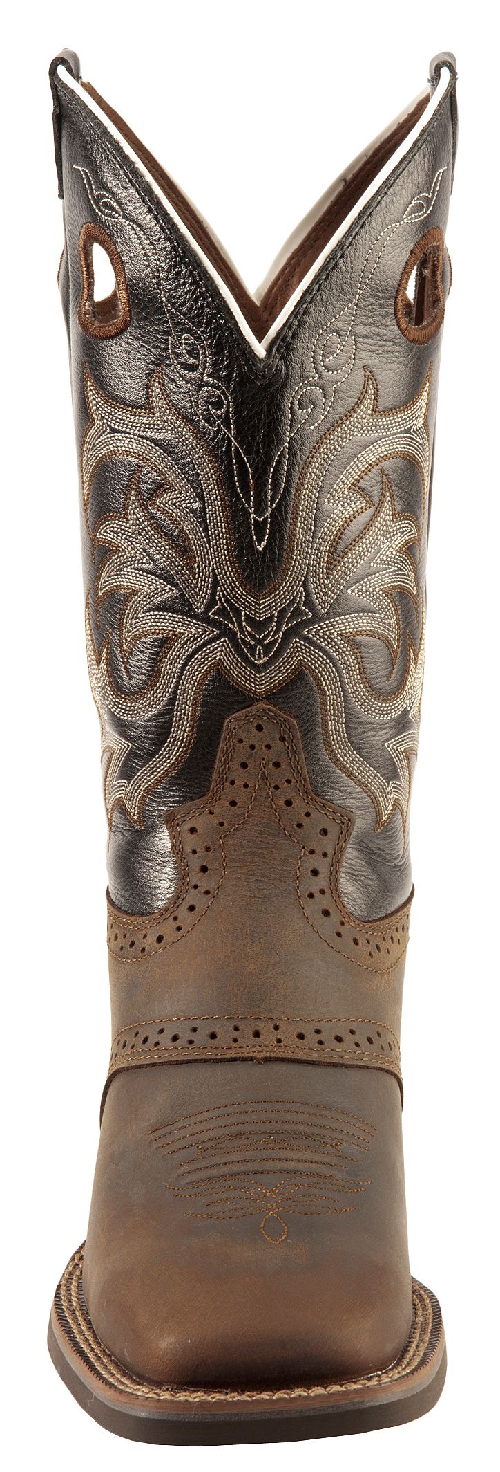 mens square toe black cowboy boots