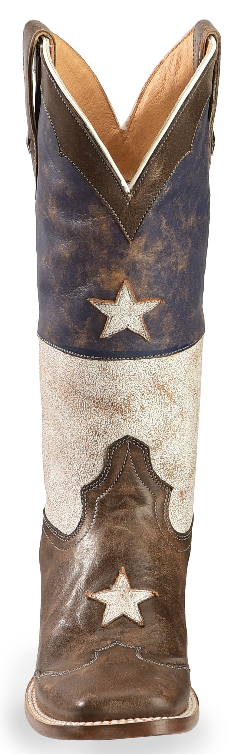 Roper Distressed Texas Flag Cowgirl Boots - Square Toe - Country Outfitter