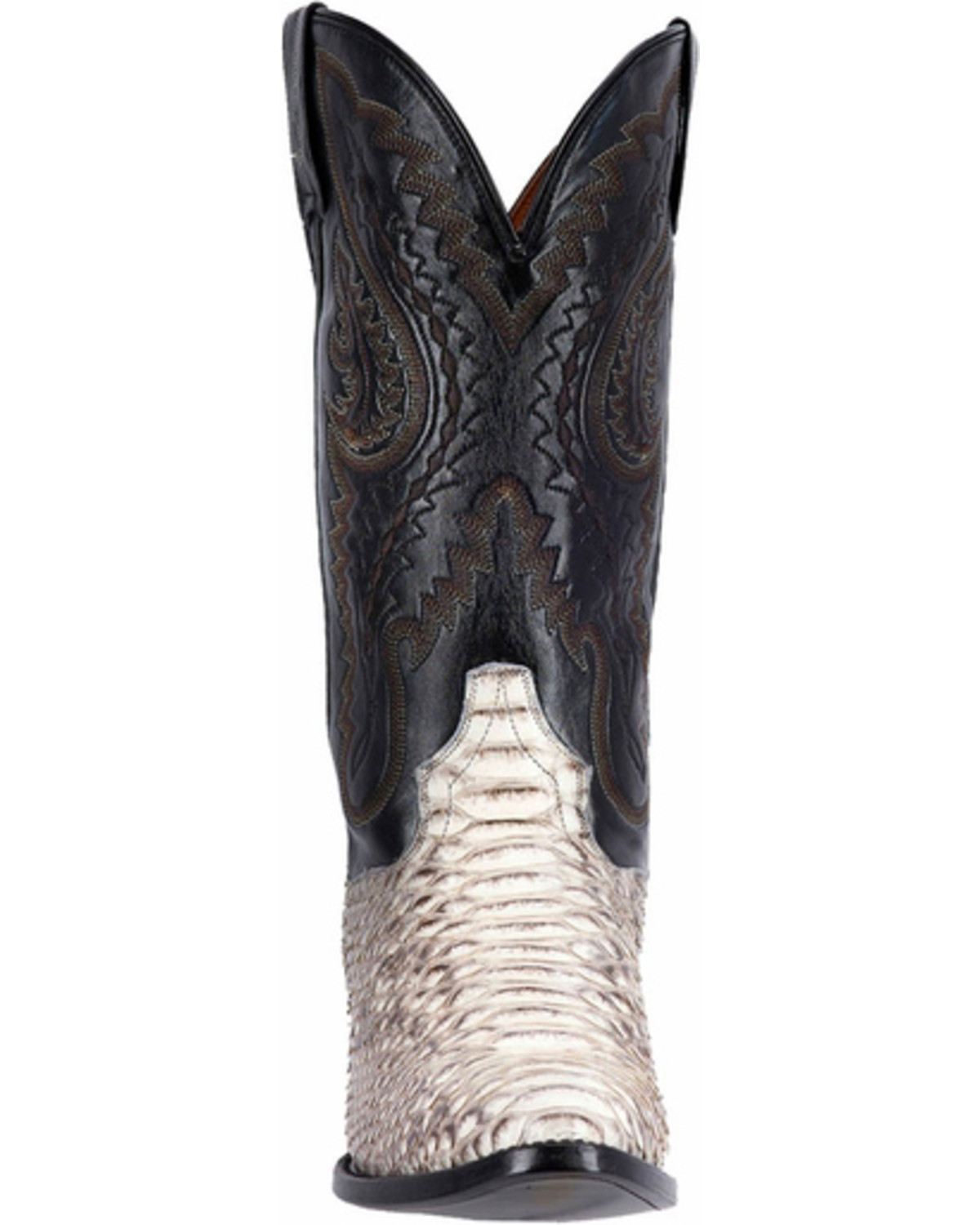 Dan Post Natural Omaha Python Cowboy Boots Medium Toe Country Outfitter