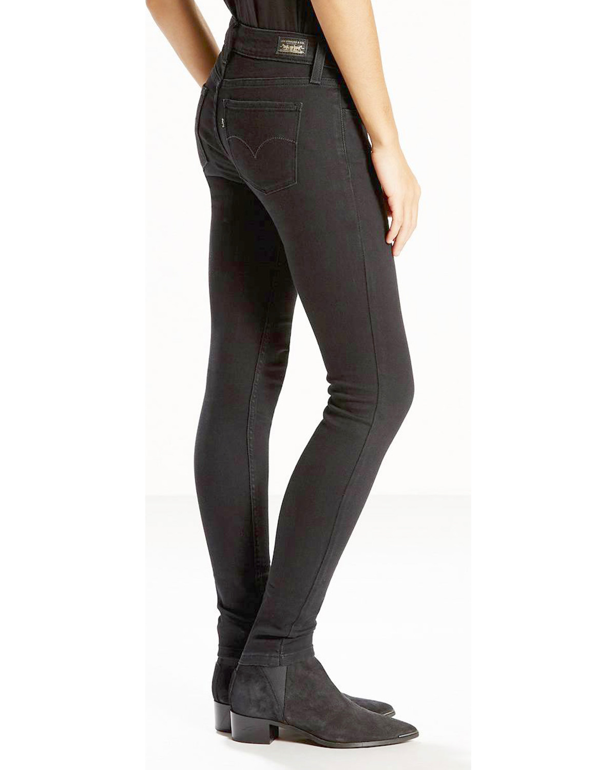black super skinny jeans