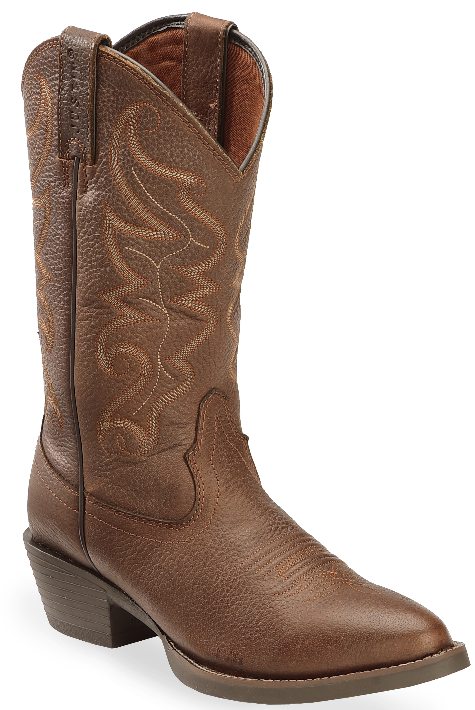 mens round toe boots