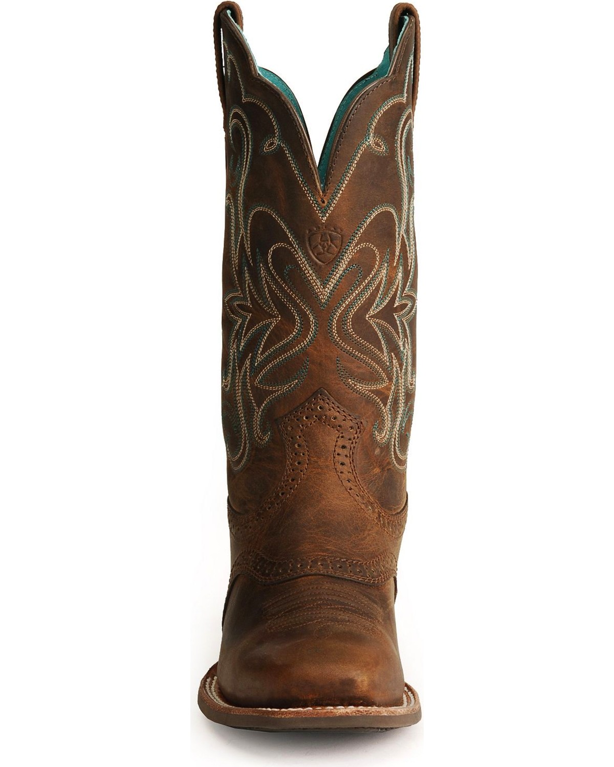 Ariat Saddle Vamp Legend Riding Cowgirl Boots - Square Toe ...