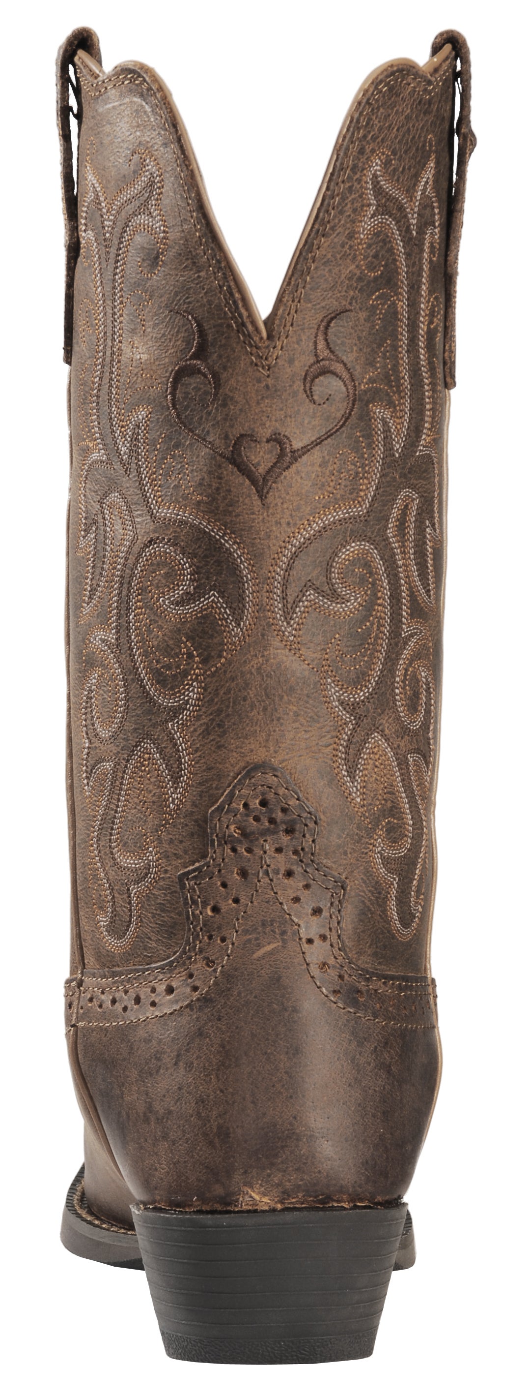 Justin Stampede Women's McKayla Tan Cowgirl Boots Snip Toe Country