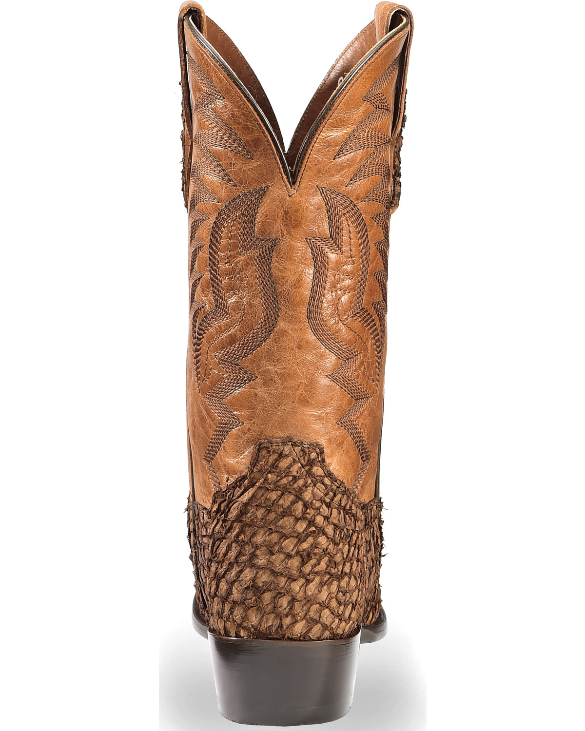 Dan Post Men's Chocolate Sea Bass Cowboy Boots Medium Toe Country