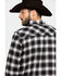 Outback Trading Co. Men's Rogan Performance Flannel Shirt  , Brown, hi-res